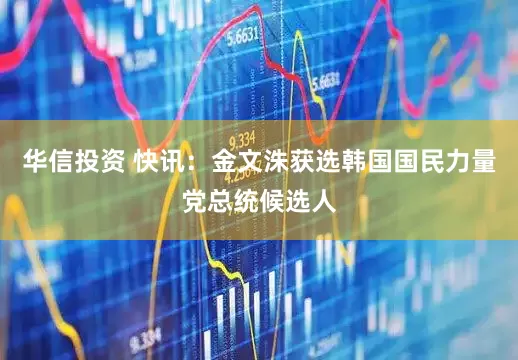 华信投资 快讯：金文洙获选韩国国民力量党总统候选人